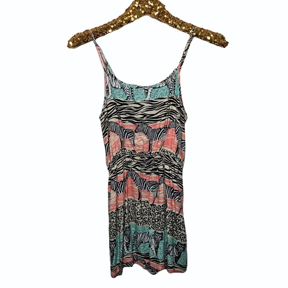 MINKPINK Safari Adventure Jungle Cutout Romper - Picture 1 of 6